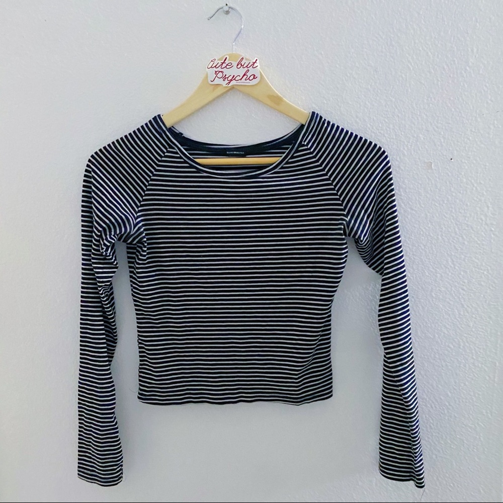 SOLD ON DEPOP Brandy Melville Striped Long Sleeve